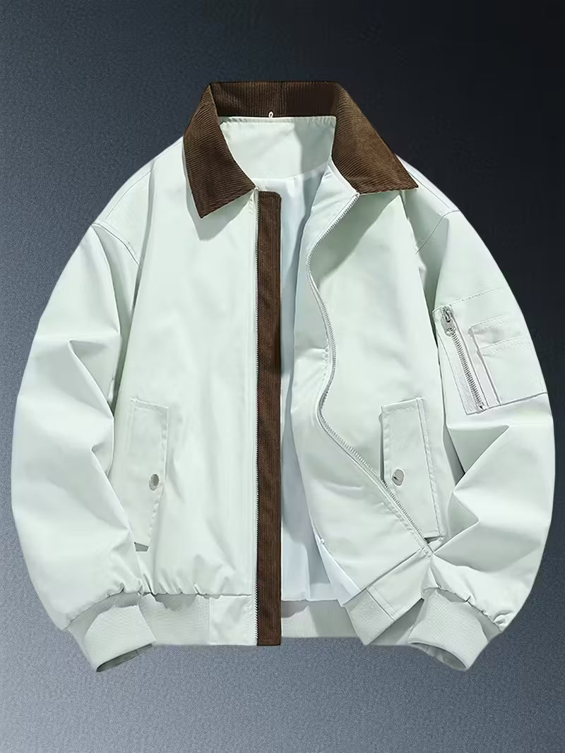 Men's Slim-Fit Collar Jacket