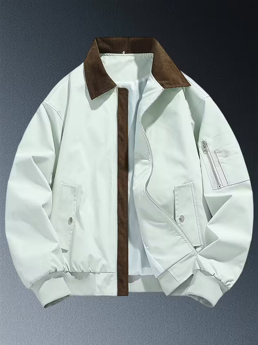 Men's Slim-Fit Collar Jacket